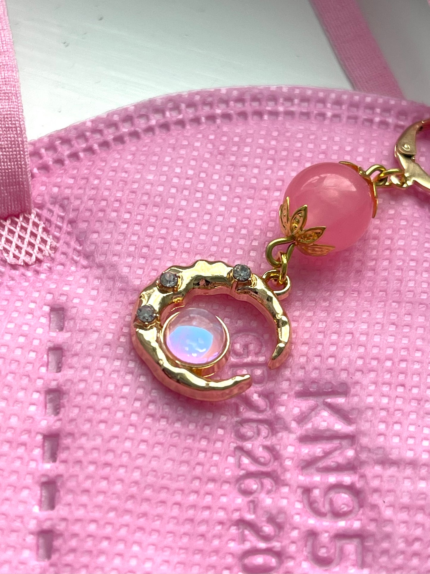 Glowing Moon Mask charms