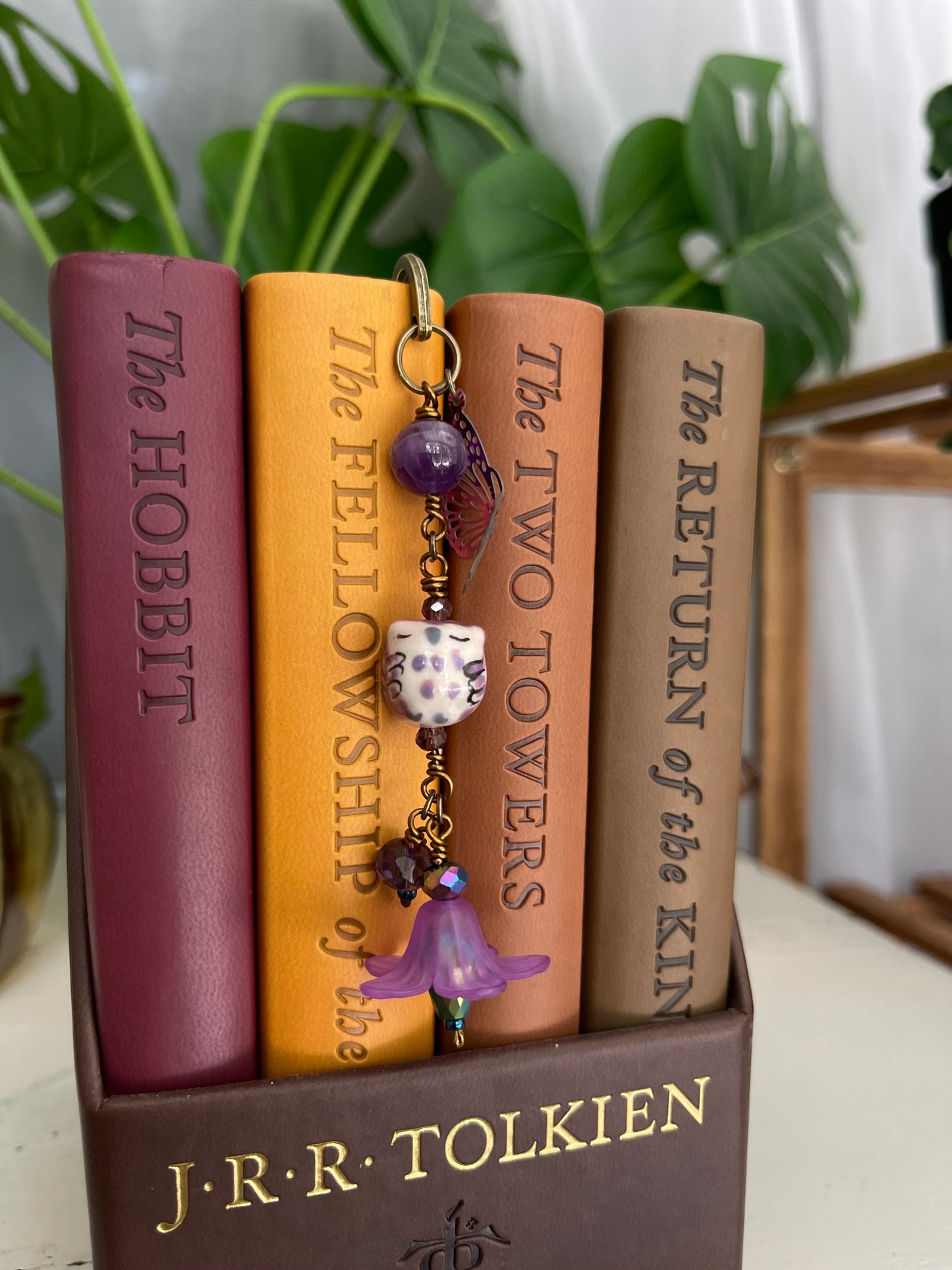 Amethyst Owl Bookmark