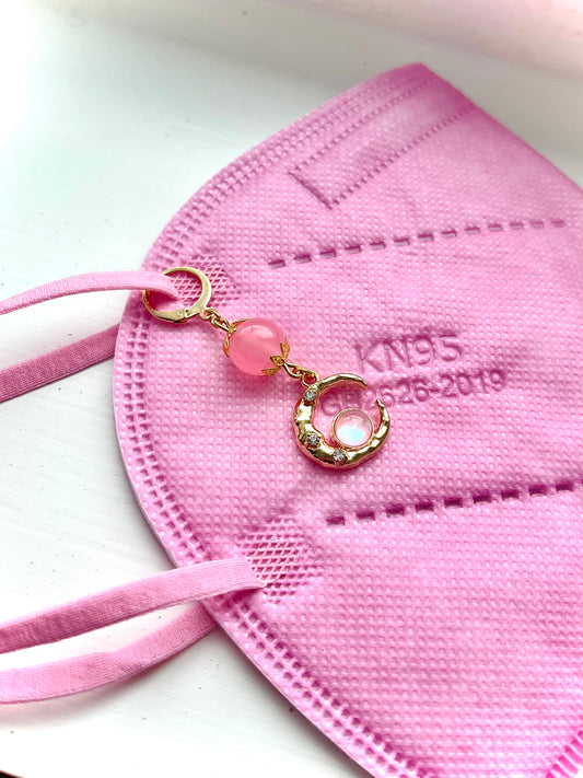 Glowing Moon Mask charms