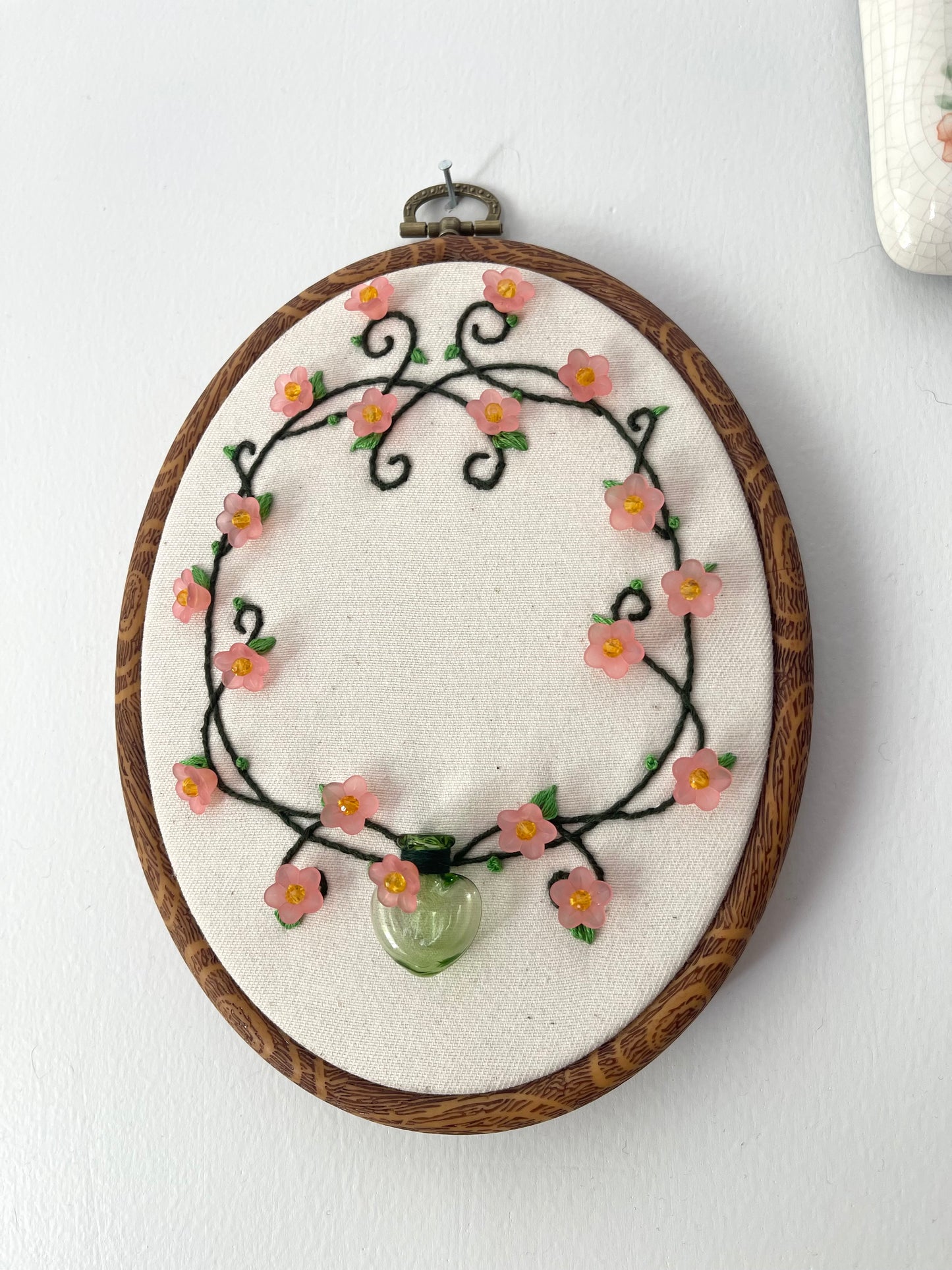Pink Flower Whisker Keeper