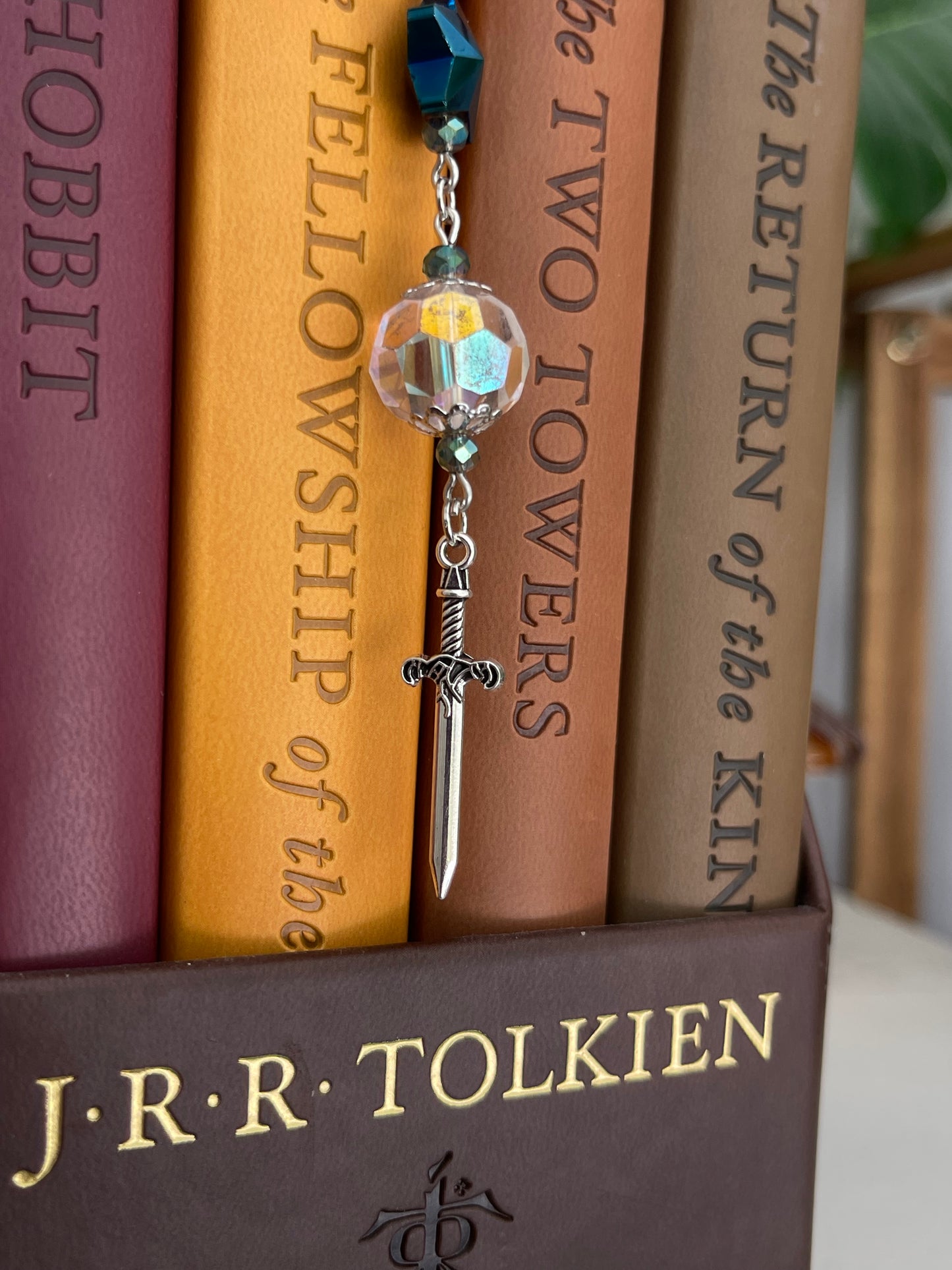 Star and dagger metal bookmark